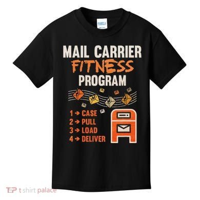 Funny Postman Mail Carrier Rural Carrier Letter Gift Kids T-Shirt