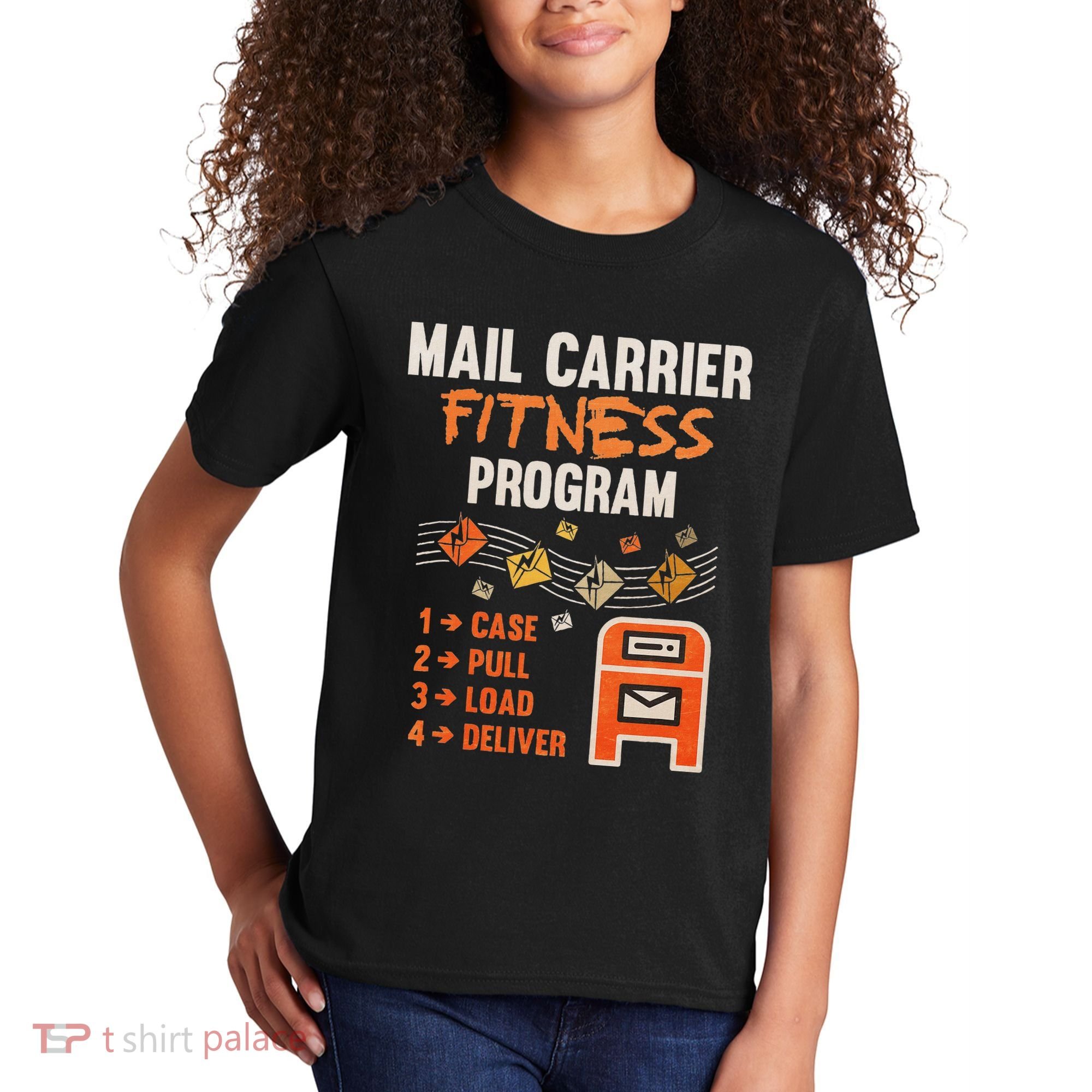 Funny Postman Mail Carrier Rural Carrier Letter Gift Kids T-Shirt