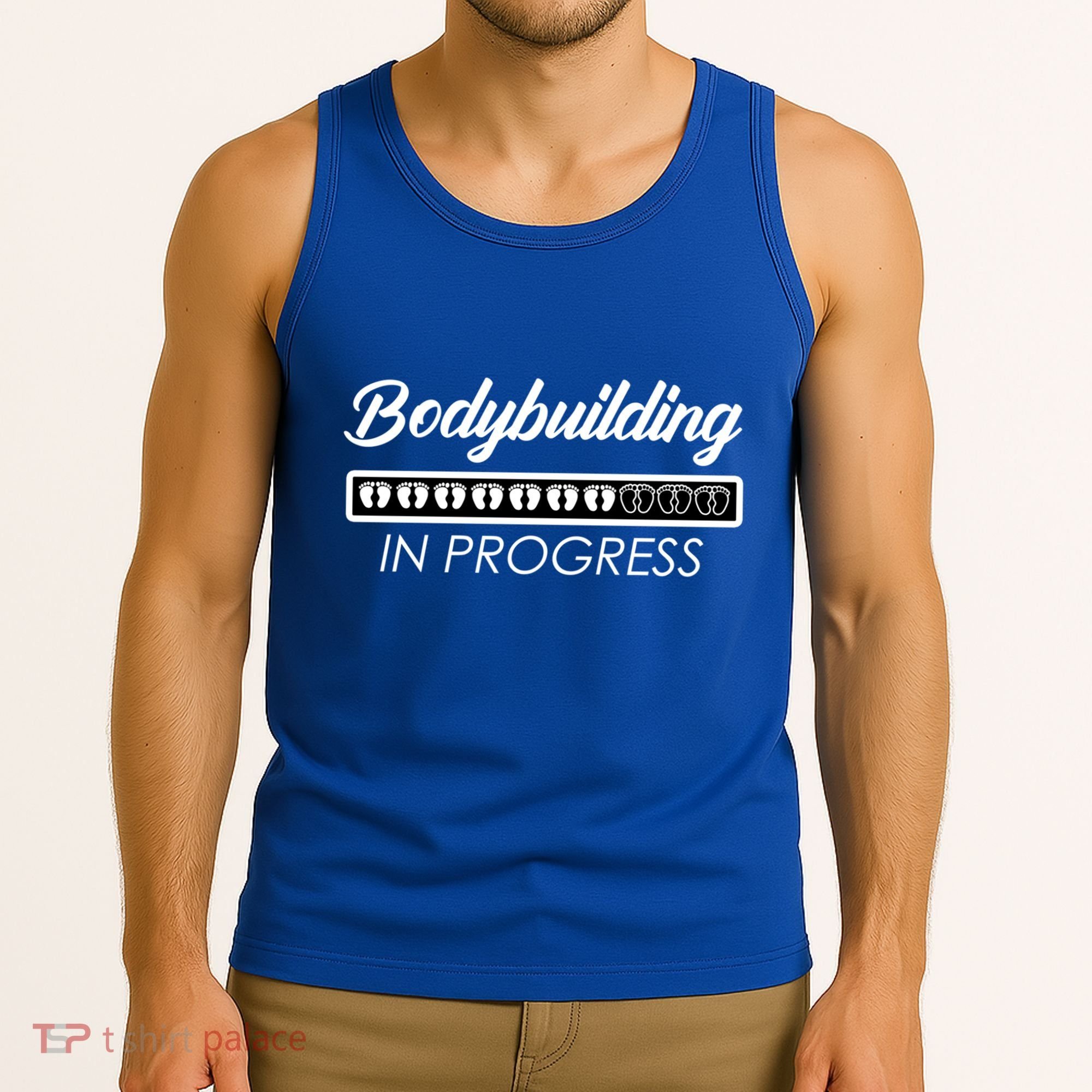 Funny Pregnancy Mommy Bodybuilding In Progress Pregnant Mom Gift Tank Top