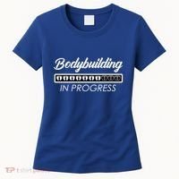 Funny Pregnancy Mommy Bodybuilding In Progress Pregnant Mom Gift Women's T-Shirt thumb 0