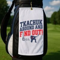 Florida Tkachuk Around And Find Out Golf Towel thumb 2