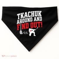 Florida Tkachuk Around And Find Out USA-Made Doggie Bandana thumb 0