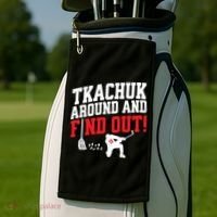 Florida Tkachuk Around And Find Out Golf Towel thumb 2