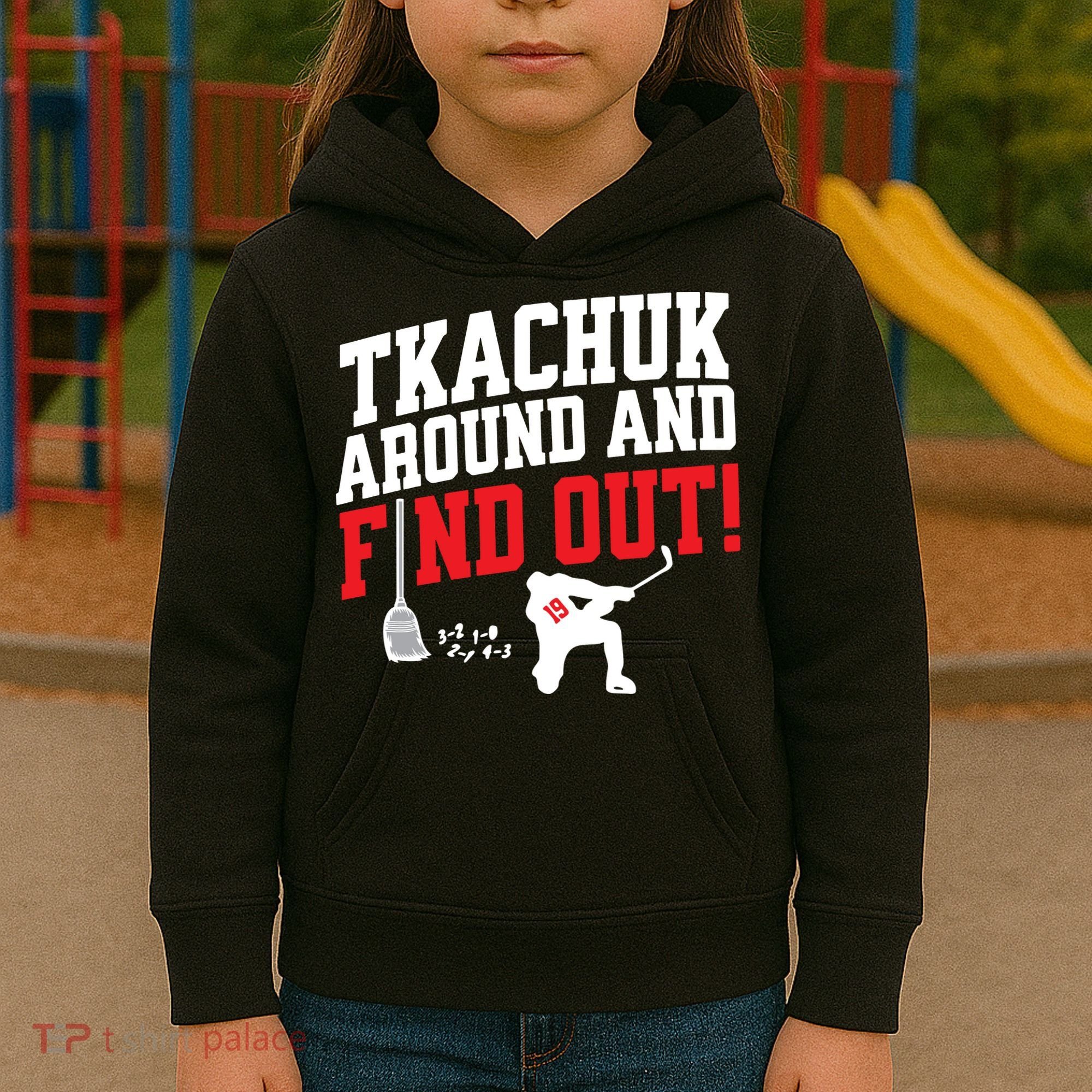 Florida Tkachuk Around And Find Out Kids Hoodie