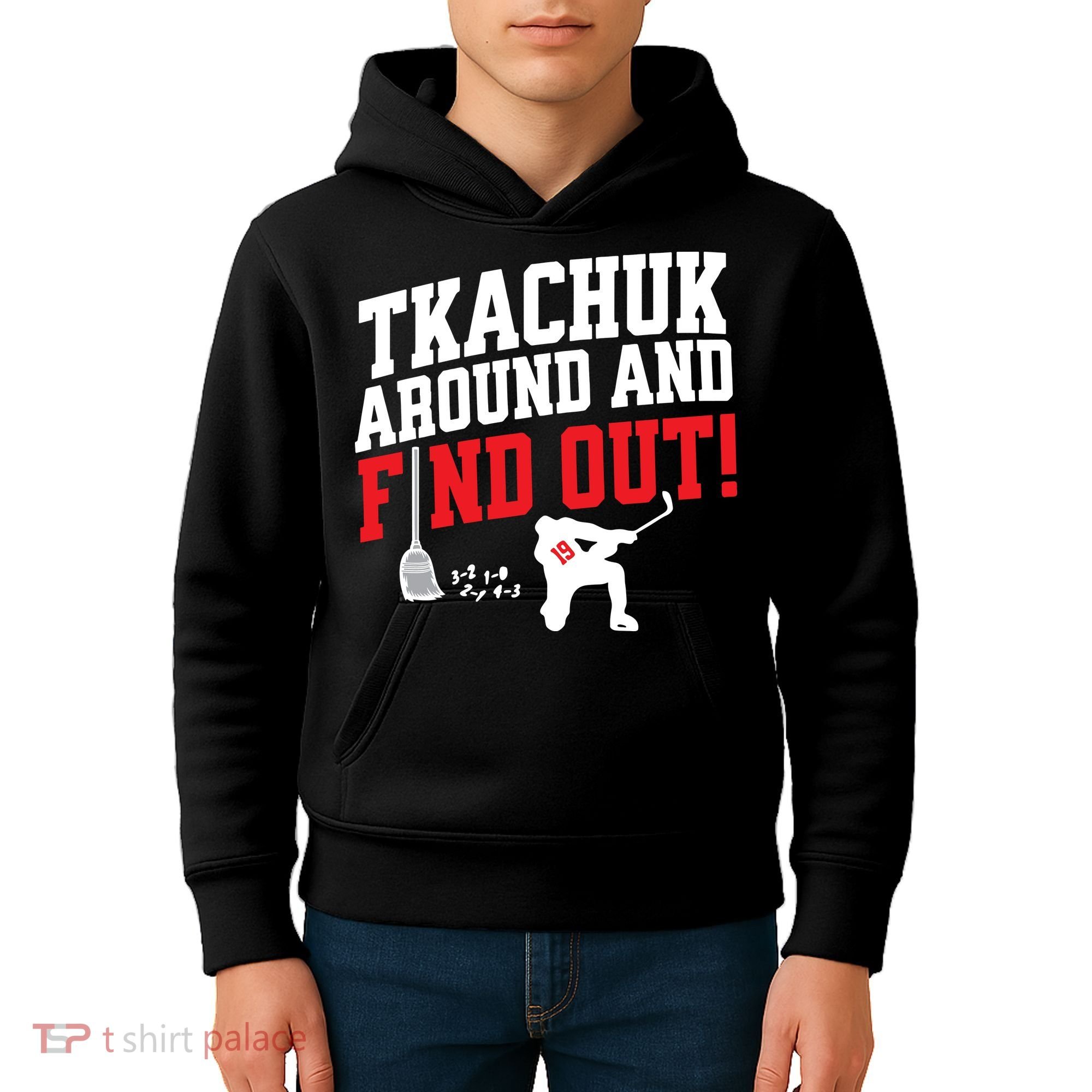 Florida Tkachuk Around And Find Out Kids Hoodie