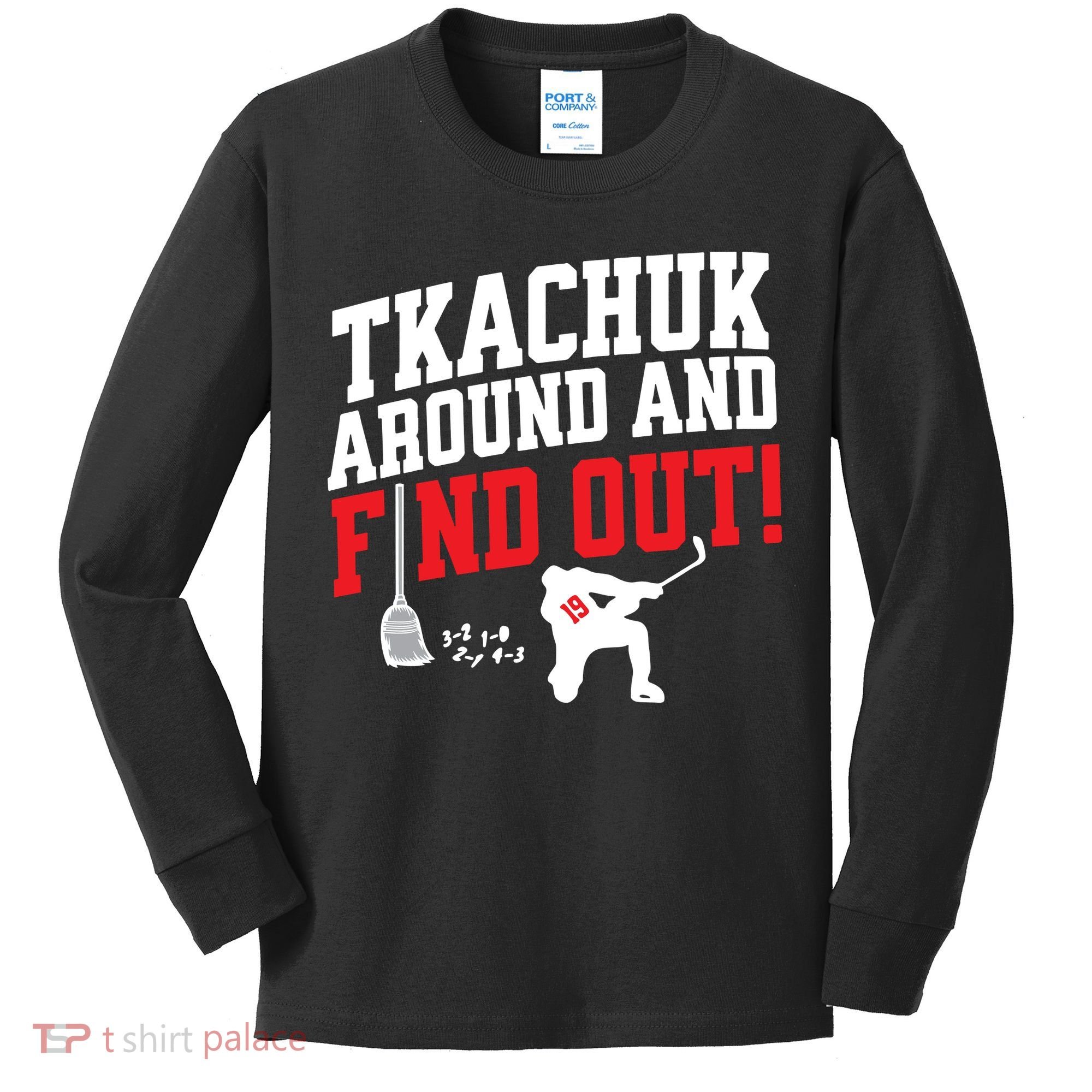 Florida Tkachuk Around And Find Out Kids Long Sleeve Shirt