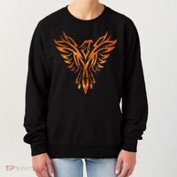 Fire Phoenix Mythical Bird Rising Born Again Women's Sweatshirt thumb 0