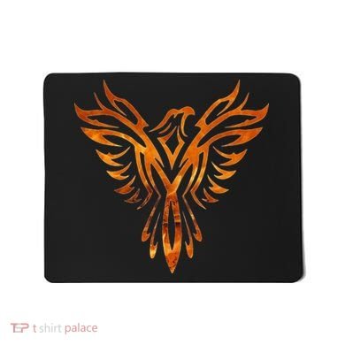 Fire Phoenix Mythical Bird Rising Born Again Mousepad