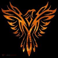 Fire Phoenix Mythical Bird Rising Born Again Mousepad thumb 1