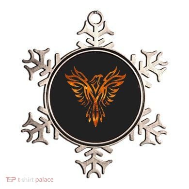 Fire Phoenix Mythical Bird Rising Born Again Ornament