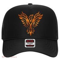 Fire Phoenix Mythical Bird Rising Born Again Hat thumb 0
