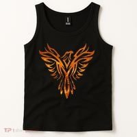 Fire Phoenix Mythical Bird Rising Born Again Tank Top thumb 2