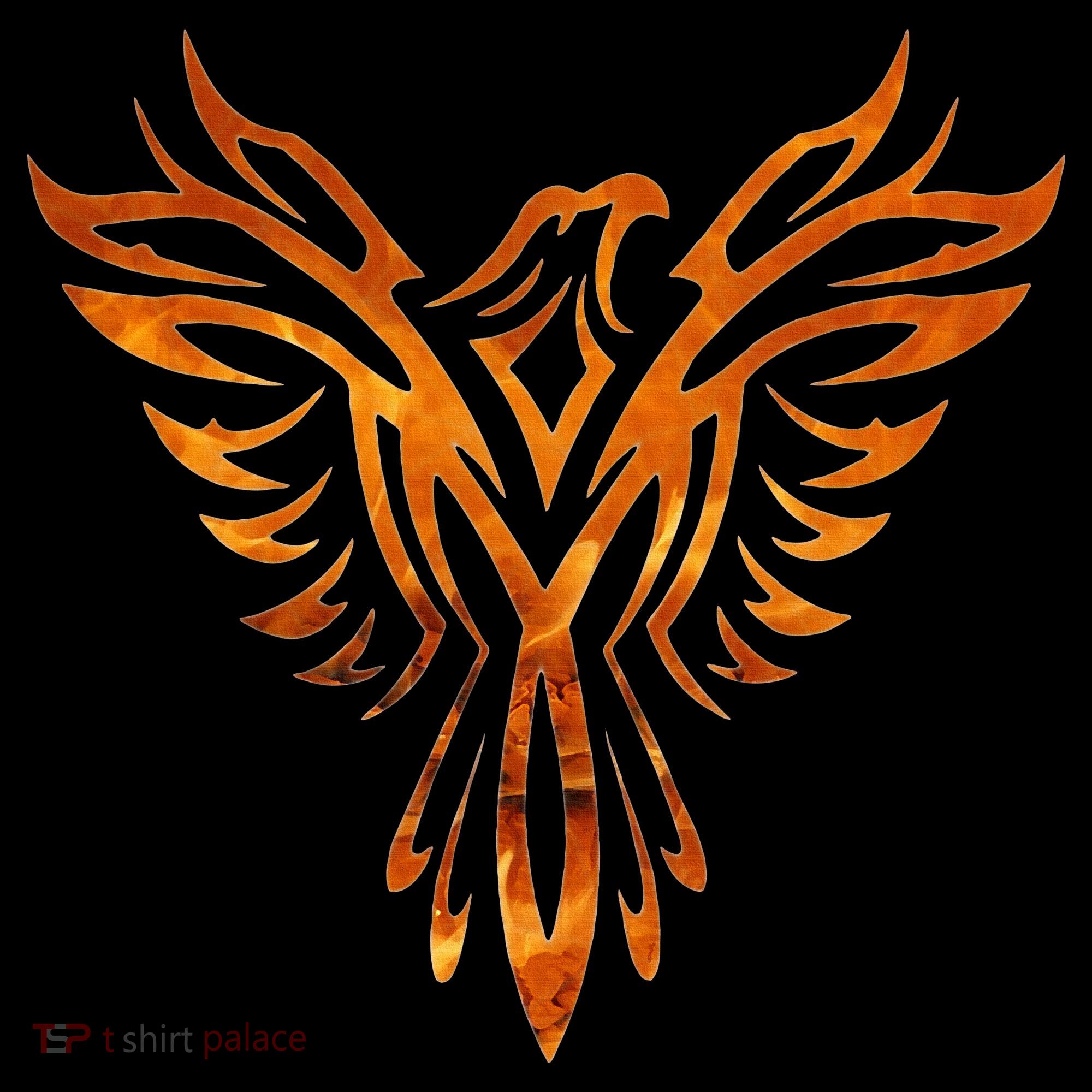 Fire Phoenix Mythical Bird Rising Born Again Women's Long Sleeve Shirt