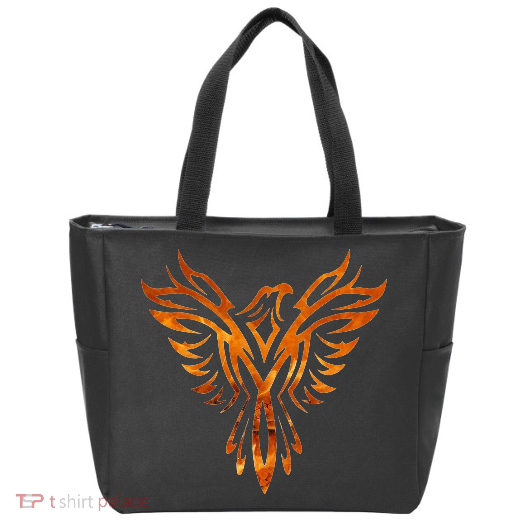 Fire Phoenix Mythical Bird Rising Born Again Tote Bag