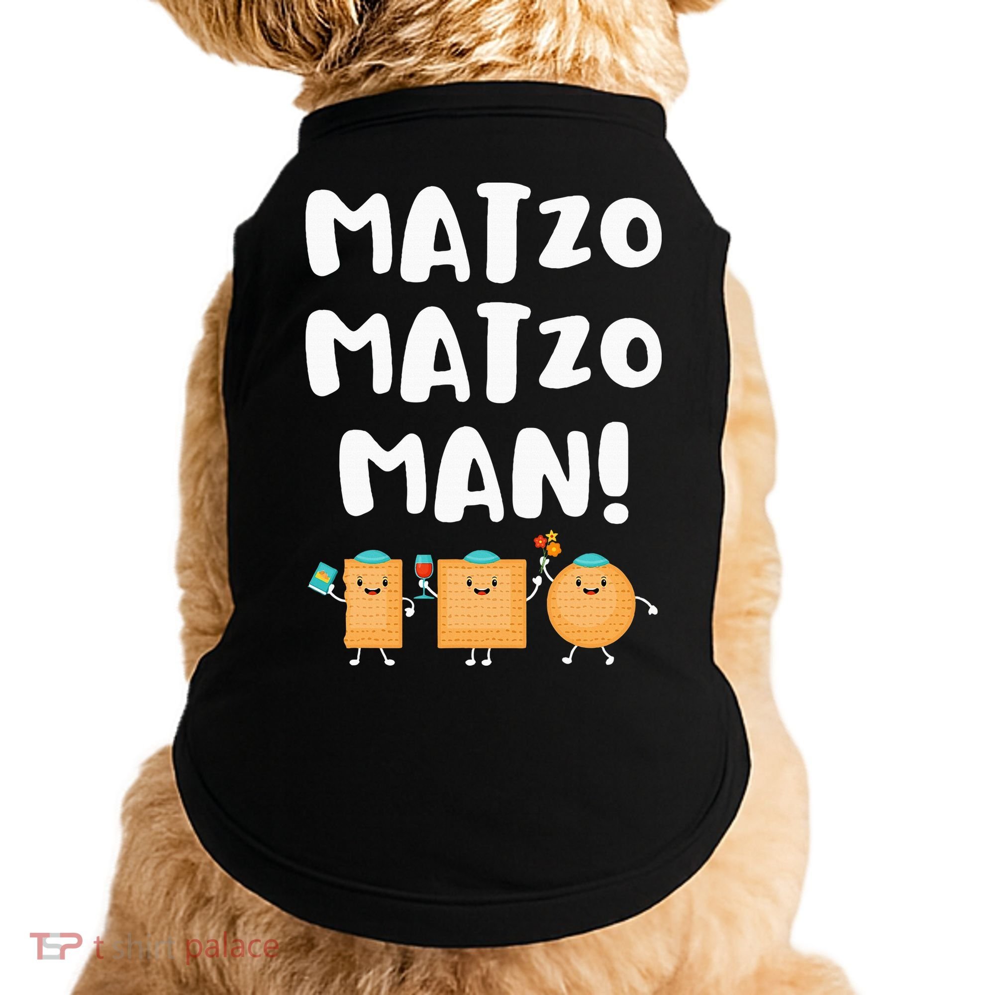 Funny Passover Matzo Matzo Man Jewish Seder Family Doggie Tank