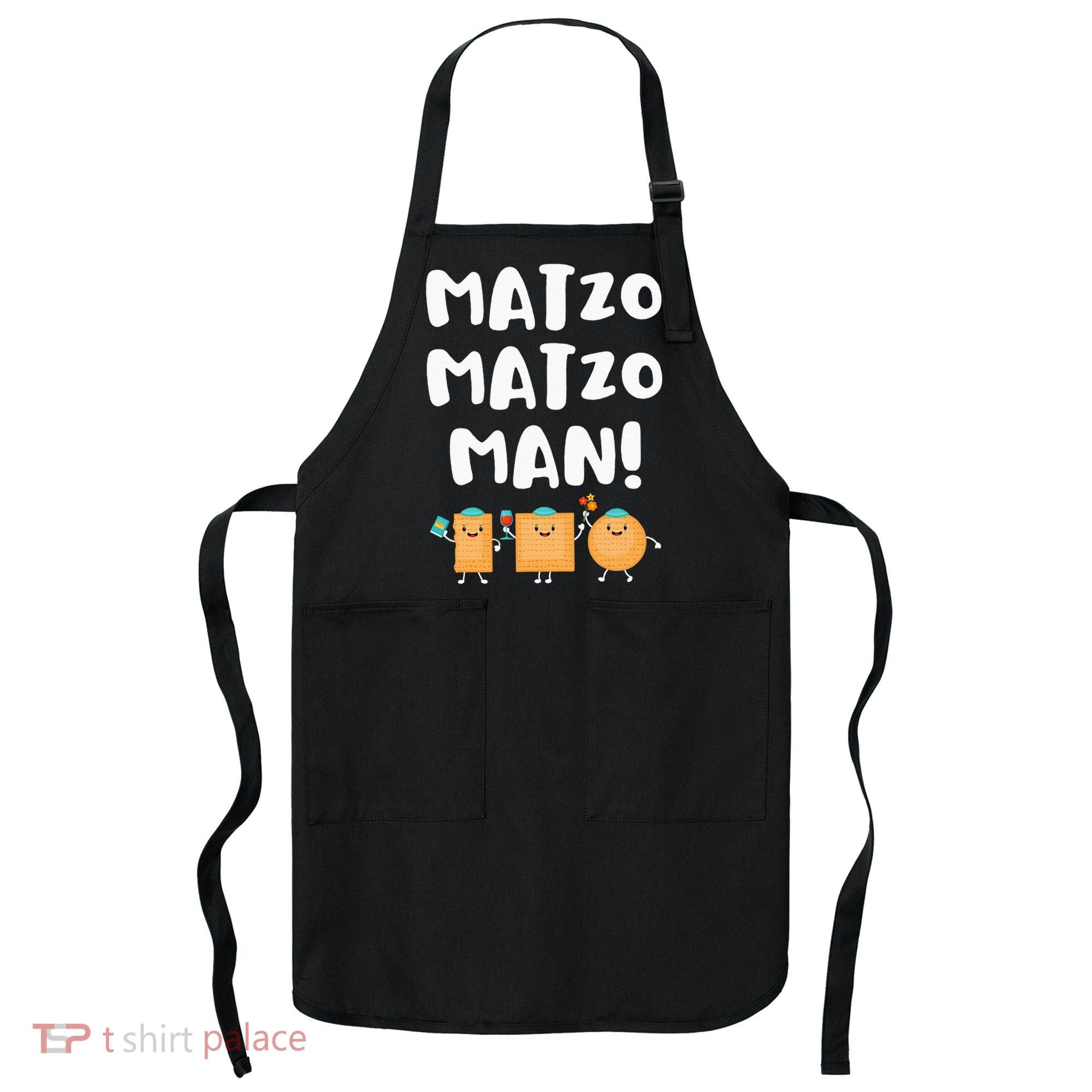 Funny Passover Matzo Matzo Man Jewish Seder Family Apron