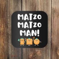 Funny Passover Matzo Matzo Man Jewish Seder Family Coaster thumb 0