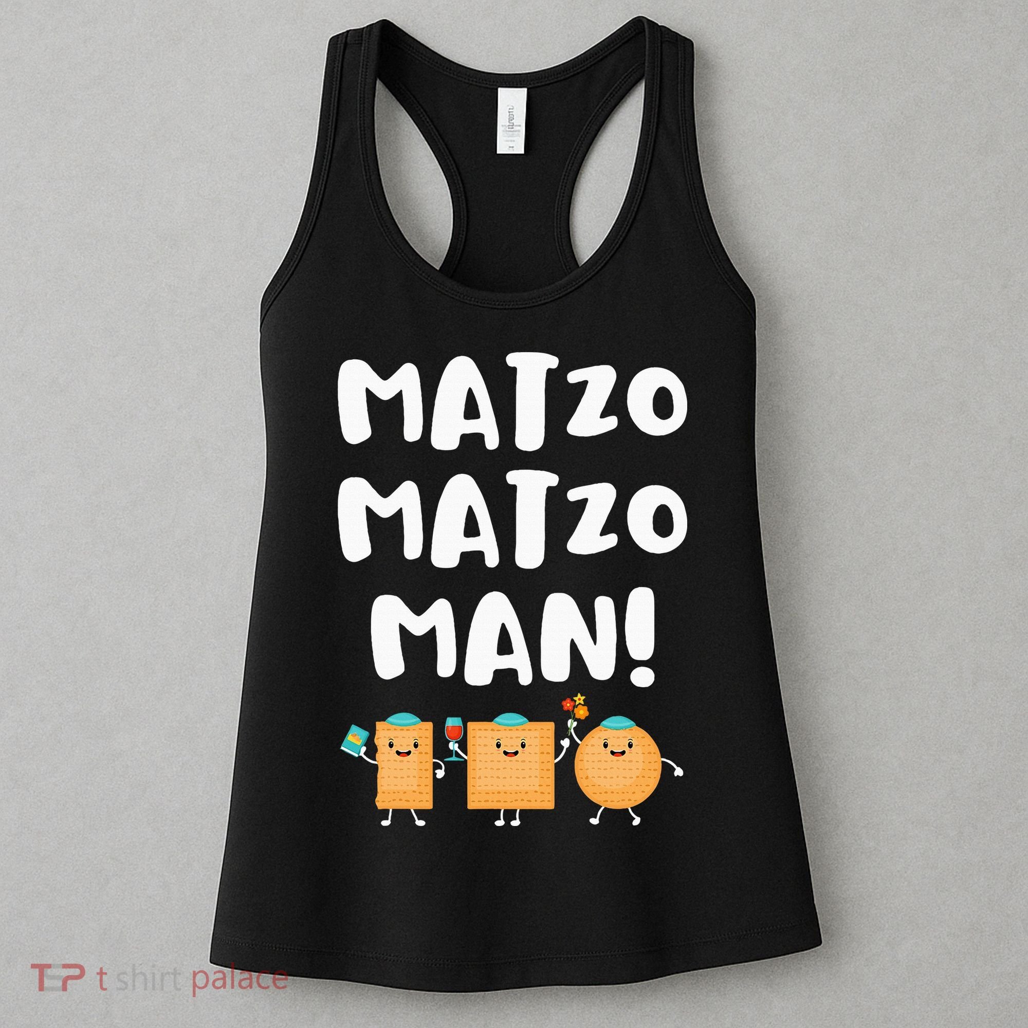 Funny Passover Matzo Matzo Man Jewish Seder Family Women's Tank Top