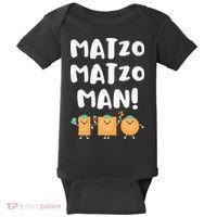 Funny Passover Matzo Matzo Man Jewish Seder Family Baby Bodysuit thumb 0
