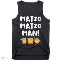Funny Passover Matzo Matzo Man Jewish Seder Family Tank Top thumb 0