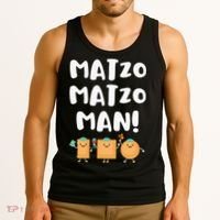 Funny Passover Matzo Matzo Man Jewish Seder Family Tank Top thumb 3