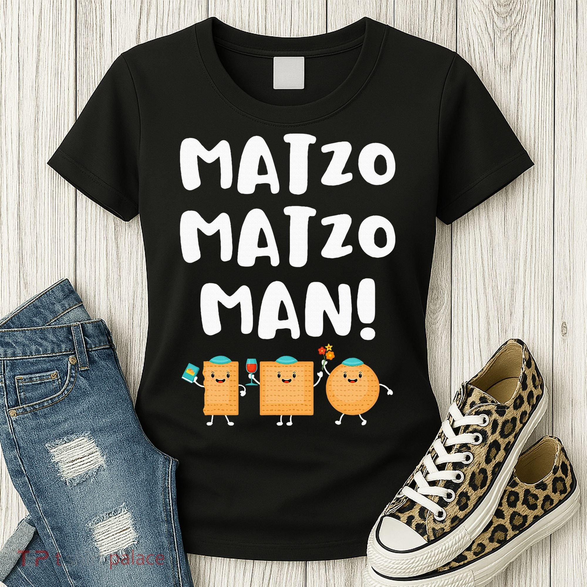 Funny Passover Matzo Matzo Man Jewish Seder Family Women's T-Shirt