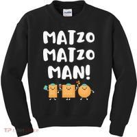Funny Passover Matzo Matzo Man Jewish Seder Family Kids Sweatshirt thumb 0
