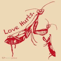 Funny Praying Mantis Retro Love Hurts Graphic Tote Bag thumb 4
