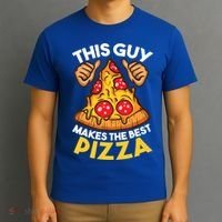Funny Pizza Maker Gift For Men Women Cool Guy Best Pizza Gift T-Shirt thumb 3