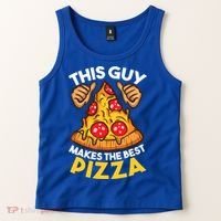 Funny Pizza Maker Gift For Men Women Cool Guy Best Pizza Gift Tank Top thumb 2
