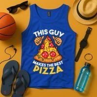 Funny Pizza Maker Gift For Men Women Cool Guy Best Pizza Gift Tank Top thumb 4