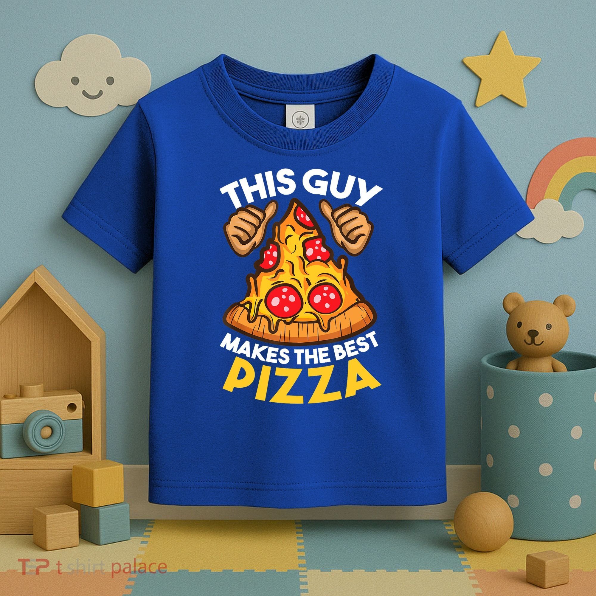 Funny Pizza Maker Gift For Men Women Cool Guy Best Pizza Gift Toddler T-Shirt