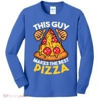 Funny Pizza Maker Gift For Men Women Cool Guy Best Pizza Gift Kids Long Sleeve Shirt thumb 0