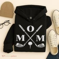 Funny Par Mom Golf Matching Golfing Quote Party Pocket Hoodie thumb 4