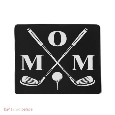 Funny Par Mom Golf Matching Golfing Quote Party Pocket Mousepad