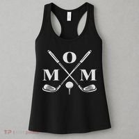 Funny Par Mom Golf Matching Golfing Quote Party Pocket Women's Tank Top thumb 3