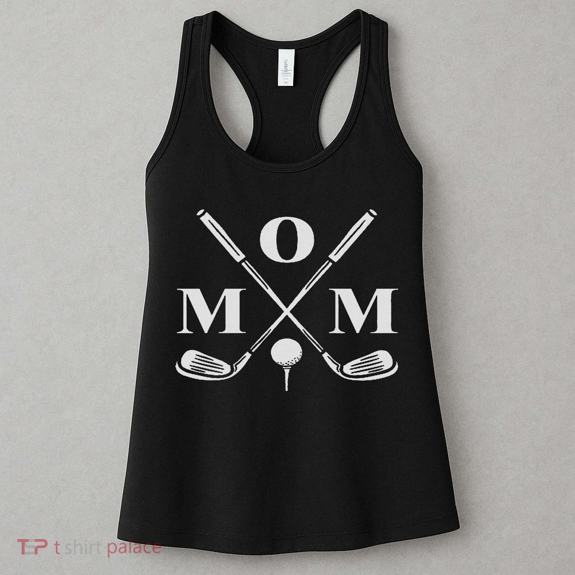 Funny Par Mom Golf Matching Golfing Quote Party Pocket Women's Tank Top