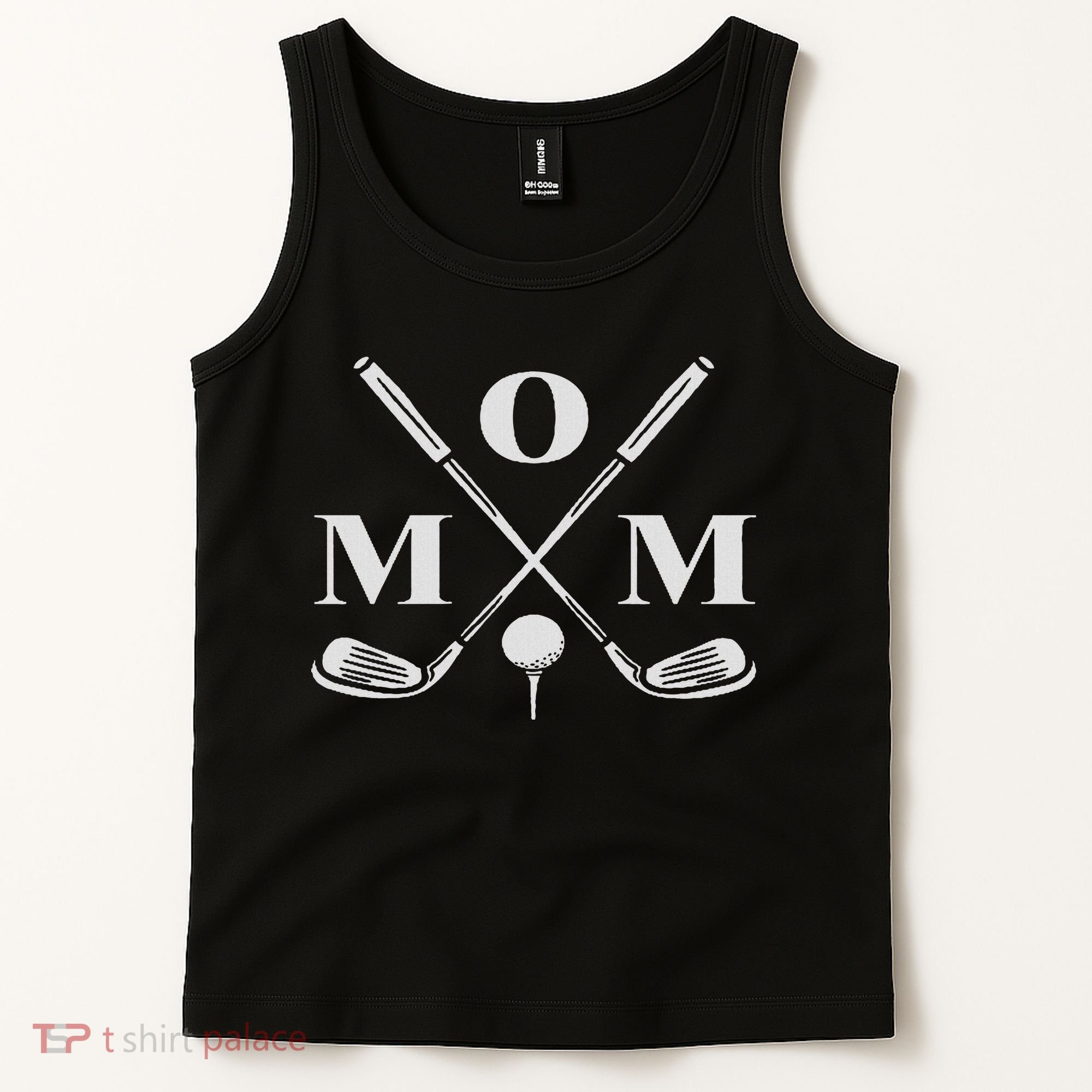 Funny Par Mom Golf Matching Golfing Quote Party Pocket Tank Top