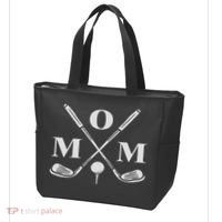 Funny Par Mom Golf Matching Golfing Quote Party Pocket Tote Bag thumb 3
