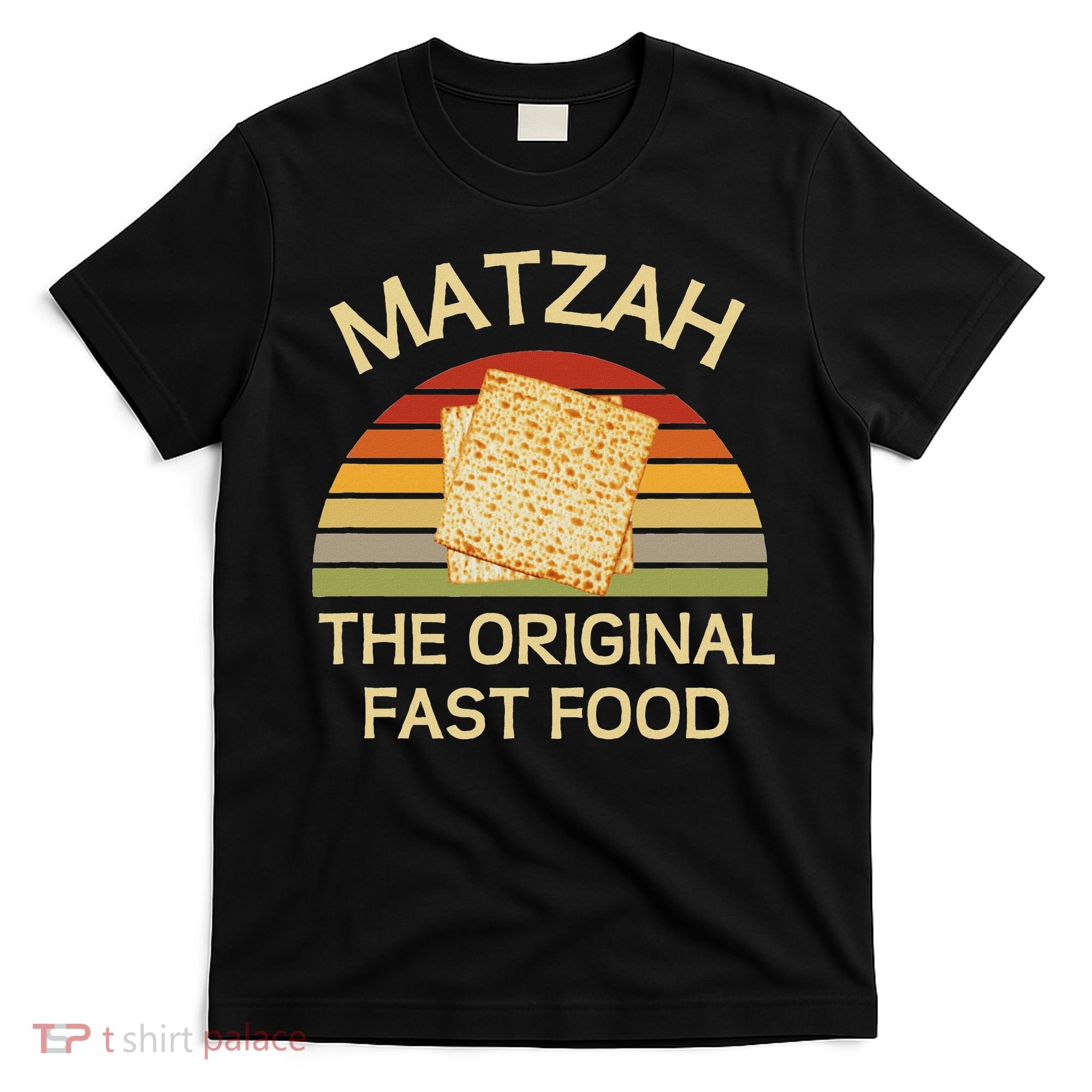 Funny Passover Matzah The Original Fast Food Seder Matzo T-Shirt