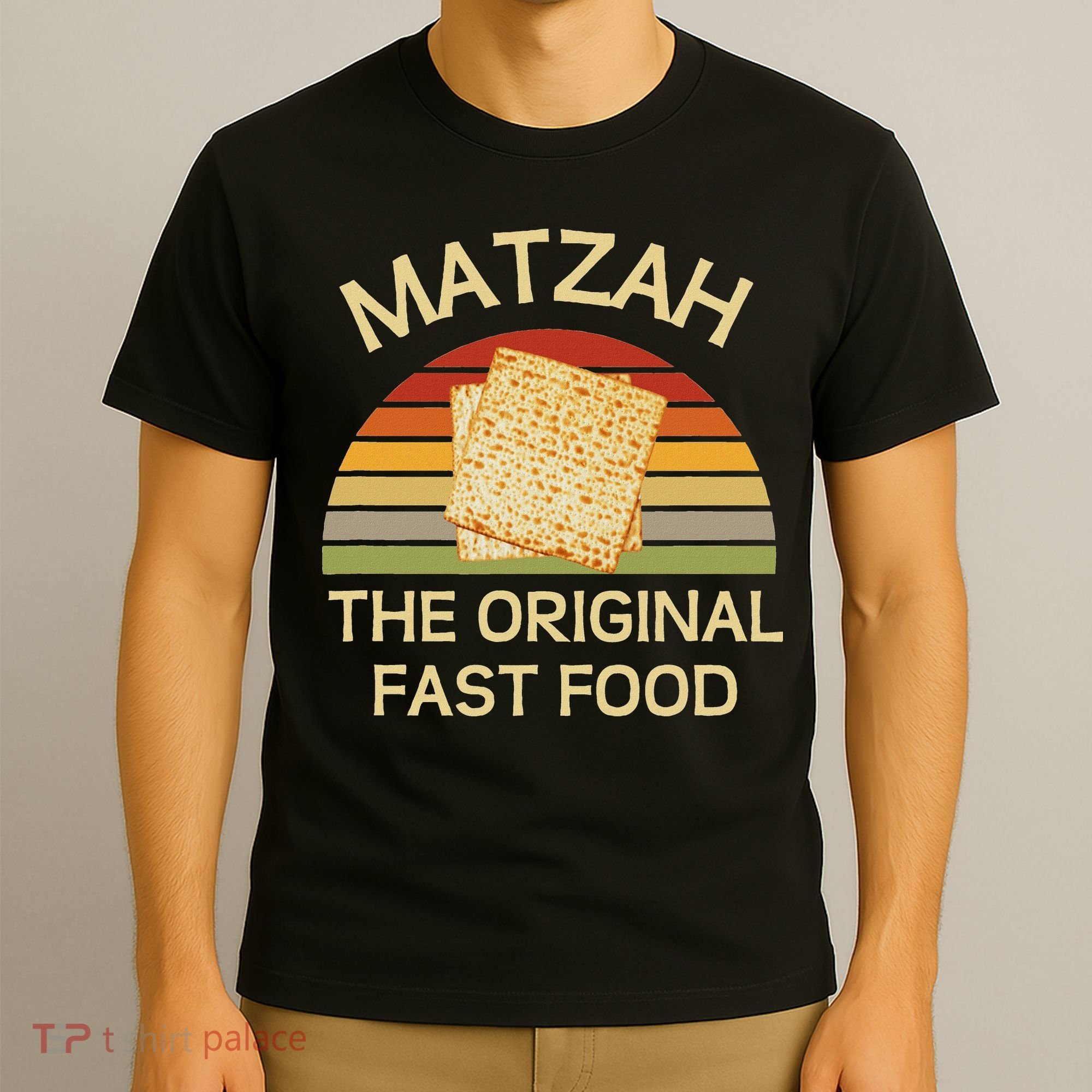 Funny Passover Matzah The Original Fast Food Seder Matzo T-Shirt