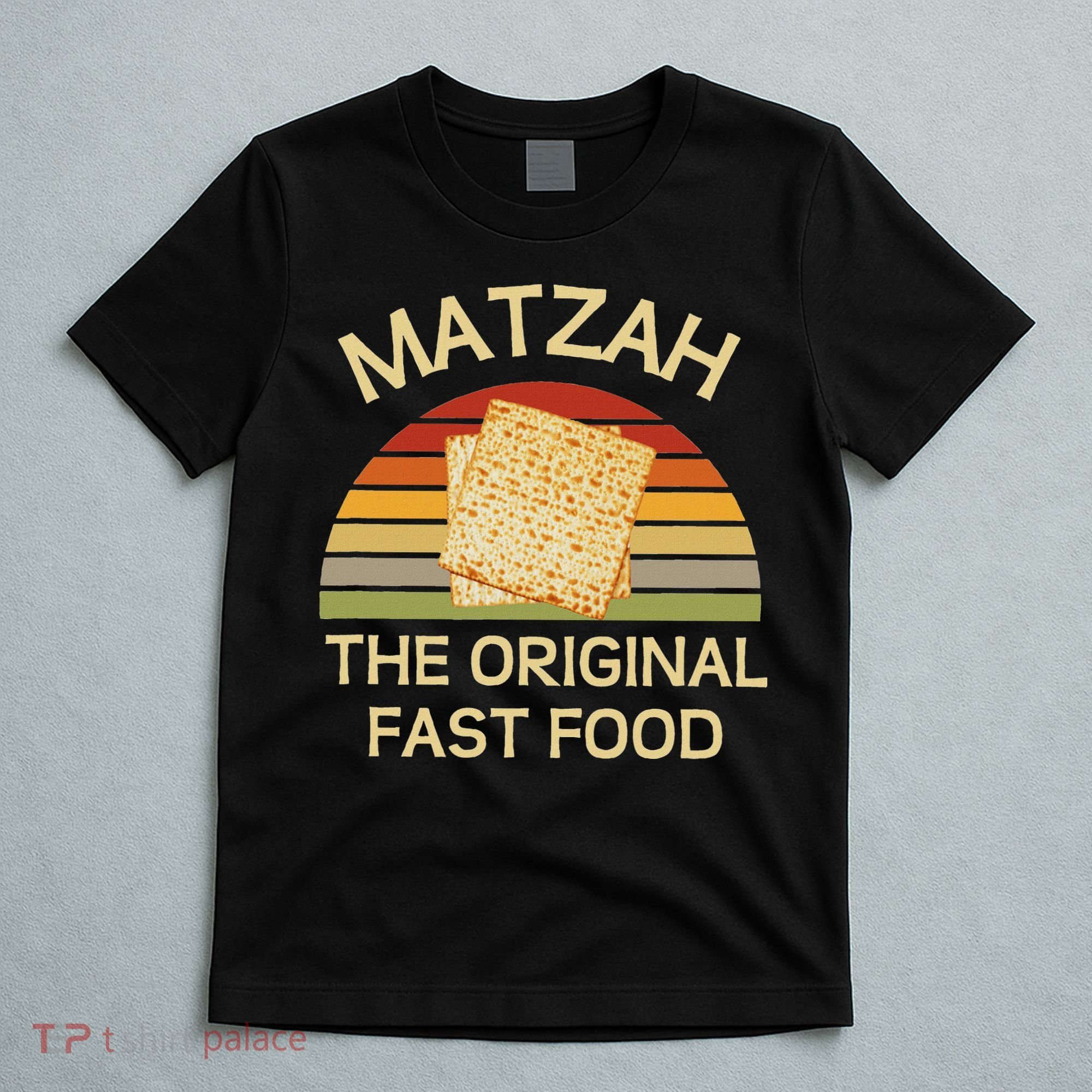 Funny Passover Matzah The Original Fast Food Seder Matzo T-Shirt