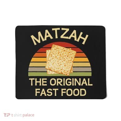 Funny Passover Matzah The Original Fast Food Seder Matzo Mousepad