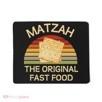 Funny Passover Matzah The Original Fast Food Seder Matzo Mousepad thumb 0