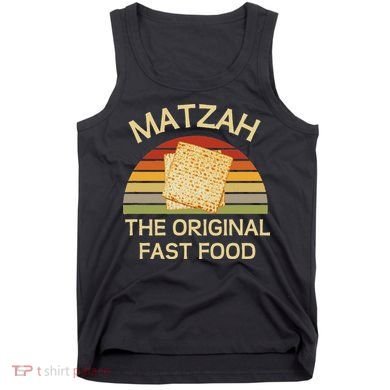 Funny Passover Matzah The Original Fast Food Seder Matzo Tank Top