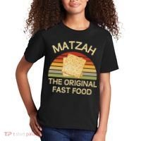 Funny Passover Matzah The Original Fast Food Seder Matzo Kids T-Shirt thumb 2
