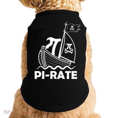 Funny Pi-rate Math Teacher Pi Day Doggie Tank