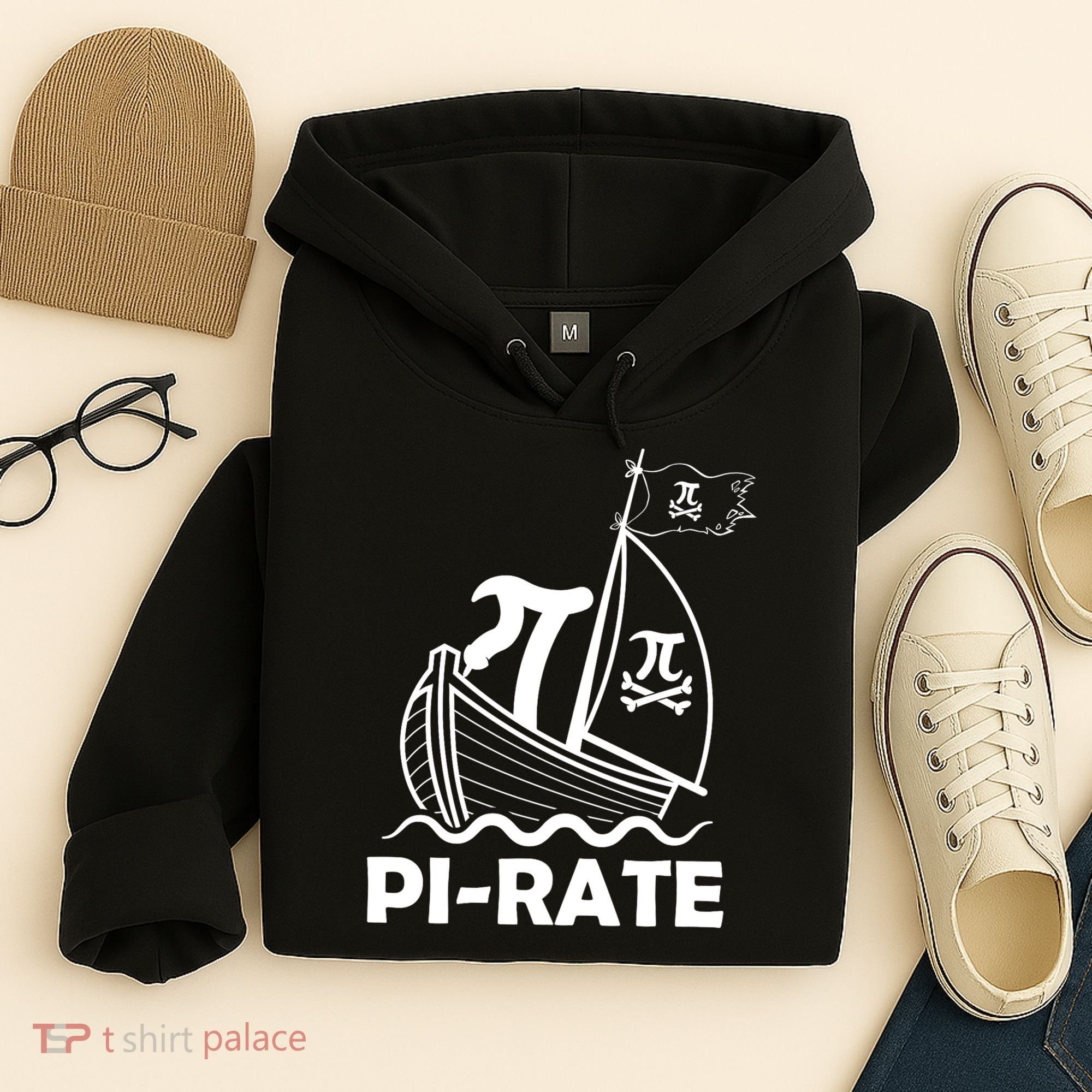 Funny Pi-rate Math Teacher Pi Day Hoodie