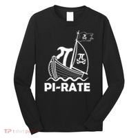 Funny Pi-rate Math Teacher Pi Day Long Sleeve Shirt thumb 0