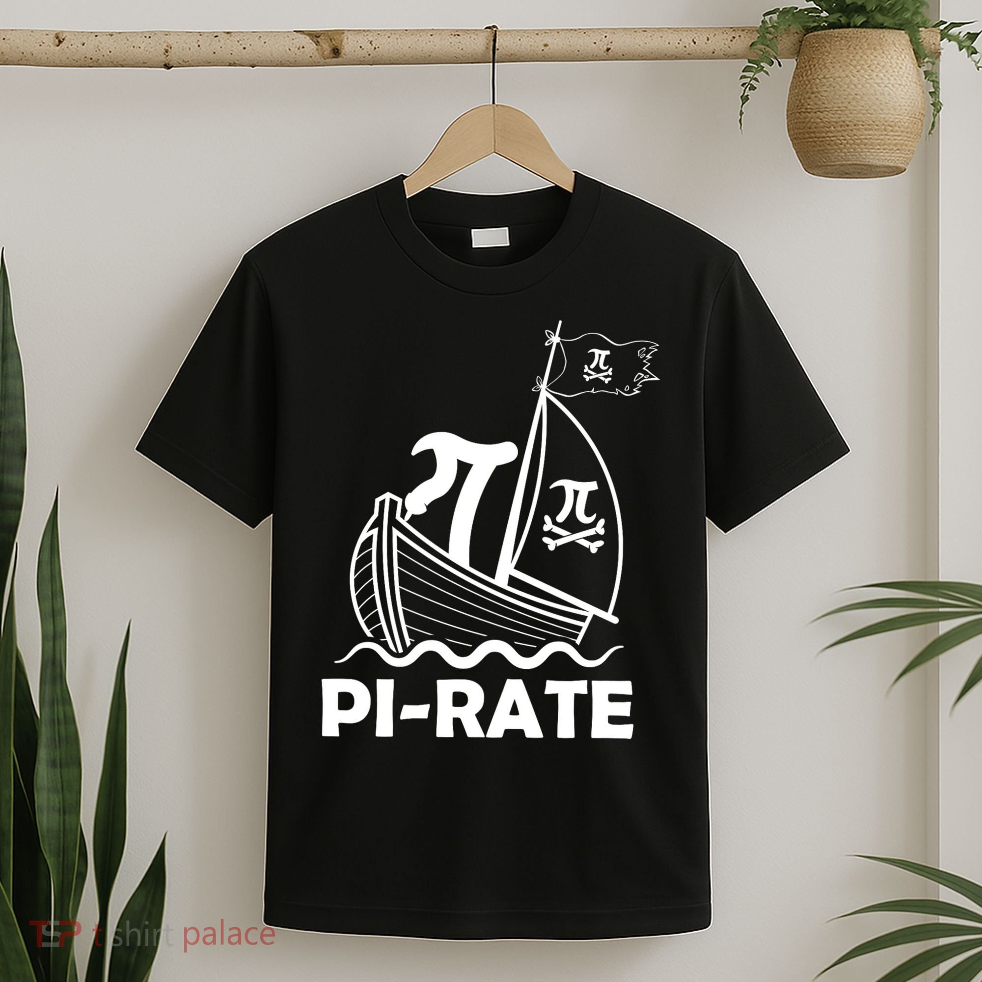 Funny Pi-rate Math Teacher Pi Day T-Shirt